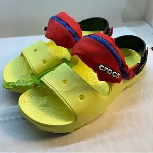 Crocs Classic All Terrain Sandals Yellow with Zipper Pouch Men’s Size 12 Crocs Classic All Terrain Sandals Yellow with Zipper Pouch  main image 2